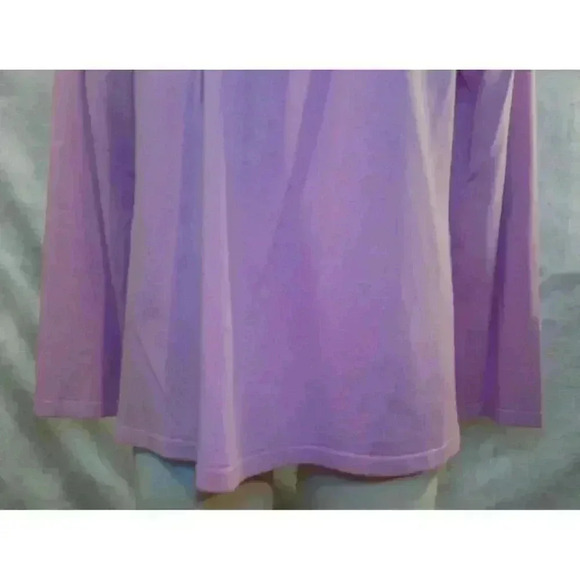 Terry Lewis LAVANDER KNIT TOP SWEATER LONG SLEEVE NEW SIZE 1X (111) - Picture 5 of 10